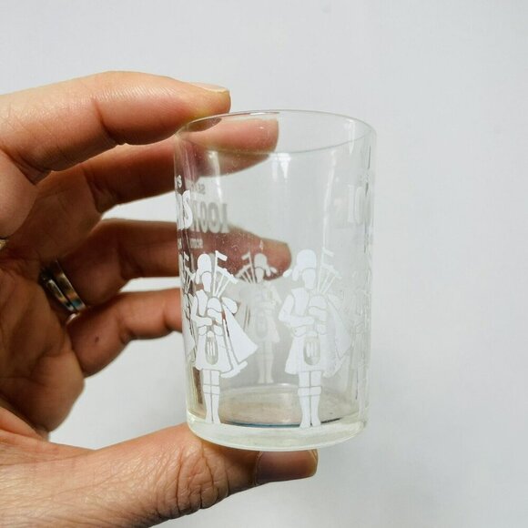 100 Pipers Shot Glass Seagram Scotch Whisky 2oz Clear Logo Drink Souvenir Small - Picture 12 of 12